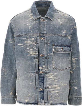 Emporio Armani Vintage effect denim jacket Man L