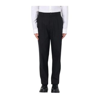 Calvin Klein Suit Trousers, male, Black, W33, Black Classic Style Trousers