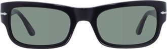 Persol Green Rectangular Unisex Sunglasses PO3326S 95/31 54