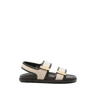 Tod's Tods, Flat Sandals, female, Beige, Size: 8 1/2 US Slip-On Flat Sandal