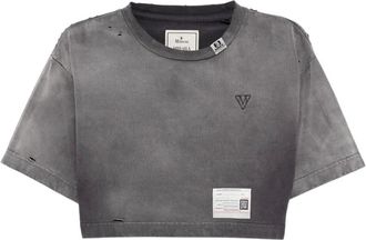 Miharayasuhiro T-shirt con effetto vissuto - Grigio