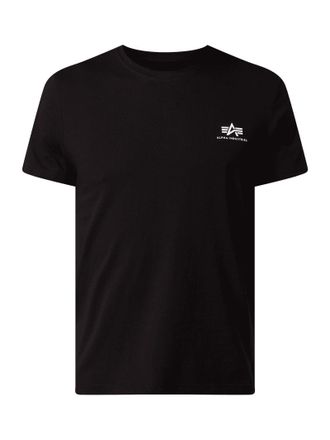 Alpha Industries Alpha Industries T-Shirt mit Logo-Print Modell Basic T in Black, Größe XXXL