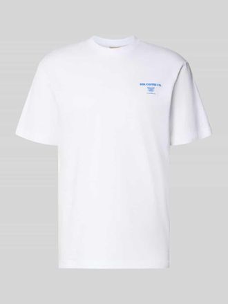 Only & Sons Relaxed Fit T-Shirt aus reiner Bio-Baumwolle Modell FRED in Weiss, Gr&ouml;&szlig;e XXL