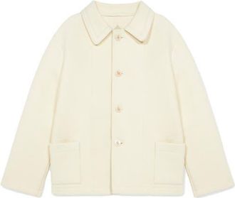 Fortela Donkey Virgin Wool Jacket in Off White at Nordstrom, Size 50 Eu