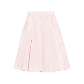 Prada Pocketed Midi A-line Skirt