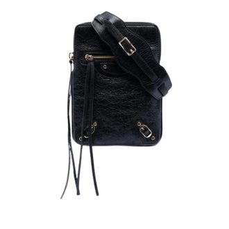 Balenciaga Pre-owned Cross Body Bags, female, Black, Size: ONE SIZE Pre-owned Phone Holder Bag