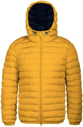 Invicta Korte herenjas met capuchon in diverse kleuren - Dames - Winterjassen - Geel - S - Polyester - Jassen