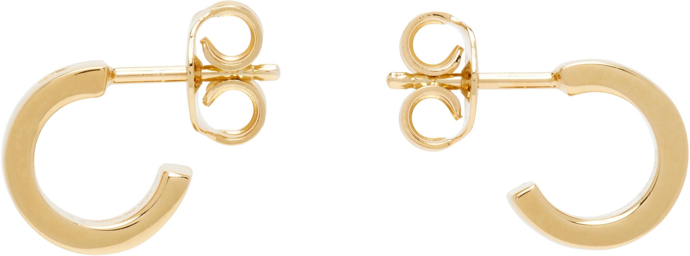 ピアス MAISON MARGIELA Chain-link Sterling Silver Earrings Maison Margiela Chain-link Sterling Silver Earrings In