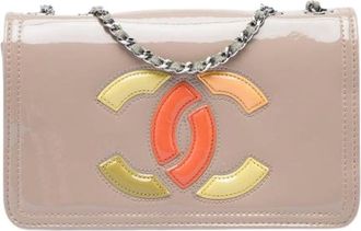 Chanel Pre-owned Vintage Schoudertas - Dames - Pre-owned - Beige - Maat: ONE Size Leer