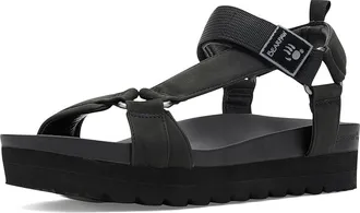 Bearpaw Hydra Womens Dress Sandals Black II : 10 M, Faux Leather/Leather