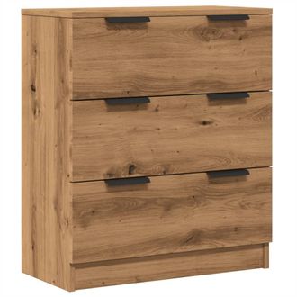 vidaXL Vidaxl - Aparador De Madera De Ingenier&iacute;a Roble Artisan 60x30x70 Cm