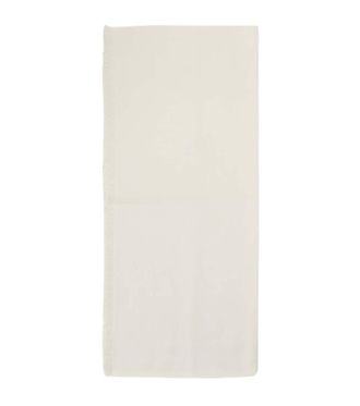 Max Mara White None Solid Scarves