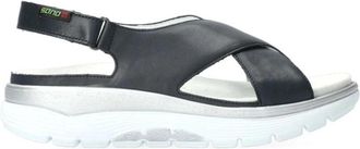 Mephisto Nola Dames Rollende Sandaal - Dames - Sandalen - Blauw - 35 EU - Schoenen