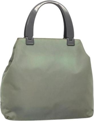 Prada Pre-owned Nylon handbags - Dames - Vintage Handtas - Groen - ONE Size - Nylon - Vintage