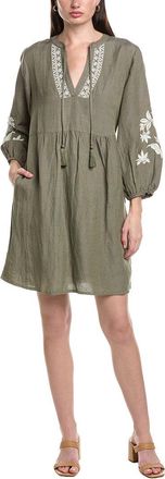 Tommy Bahama St. Lucia Linen-Blend Floral Dress
