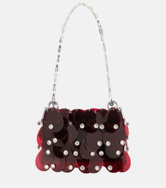 Paco Rabanne Sparkle Nano embellished shoulder bag