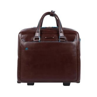 Piquadro Personalizable pilot bag 15-6 - Heren - Laptoptassen - Bruin - ONE Size - Tassen