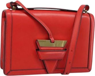Loewe Pre-owned Cross Body Bags, female, Red, Size: ONE SIZE Pre-owned Shoulder Bag