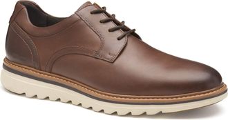 Johnston & Murphy Mens Ralston Plain Toe Lace-Up Oxford Shoe