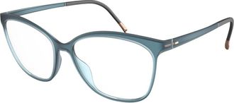 Silhouette Brillenmonturen - Dames - Brillen - Blauw - 53 MM - Accessoires