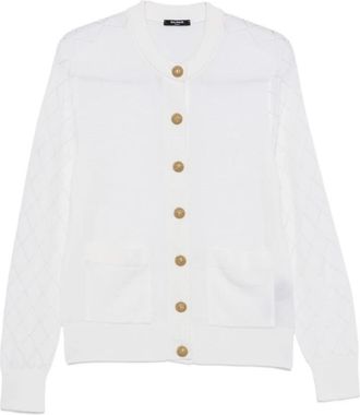 Balmain Cardigans - Dames - Vesten - Wit - XS - Truien & Vesten