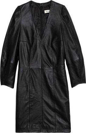 Zadig&Voltaire leather minidress - women - Lamb Skin - S - Black