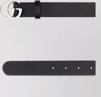 Gucci marmont leather belt adjustable logo buckle