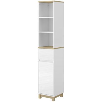 Vicco Mueble De Ba&ntilde;o Livia, Blanco, 30 X 151 Cm Con Cajones