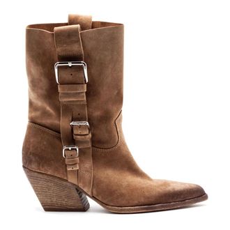 Elena Iachi Cowboy Boots, female, Beige, Size: 9 US Texan Boot