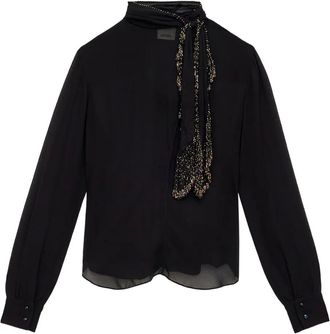 Isabel Marant Elaura blouse - women - Fabric - 36 - Black