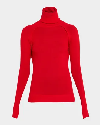 Tシャツ・カットソー Victoria Beckham Merino Wool High Neck Top Victoria Beckham Merino Wool High Neck Top from $581.00 - on