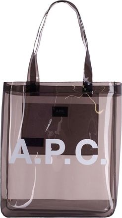 A.P.C. Lou Tote Shoulder Bag in Anthracite