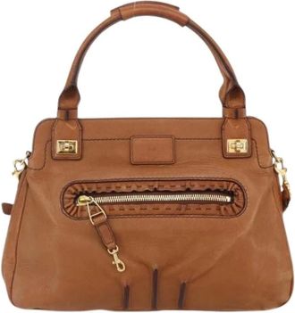 Chlo&eacute; Pre-owned Handbags, female, Brown, Size: ONE SIZE Pre-owned Margaret Handbag