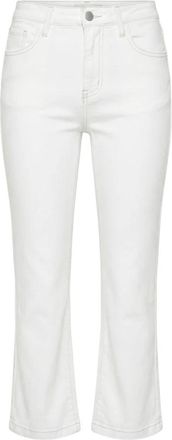 Hope Cropped Jeans - Dames - Cropped Jeans - Wit - S - Denim - Jeans