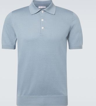 Brunello Cucinelli Polo in maglia di cotone