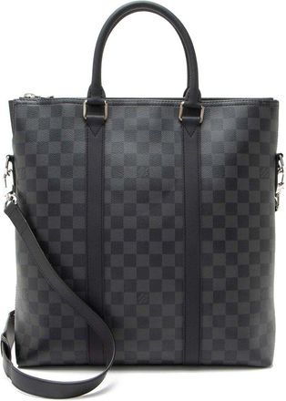 Louis Vuitton Black Damier Graphite Anton (Authentic Pre-Loved)
