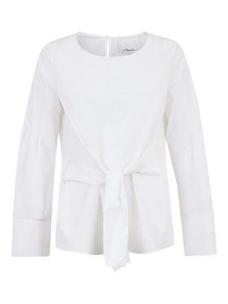 3.1 Phillip Lim tie-front blouse - WHITE