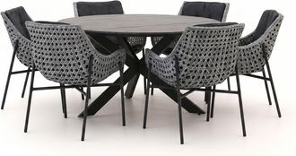 Manifesto Furniture Manifesto Novara/Fidenza &oslash;149cm dining tuinset 7-delig
