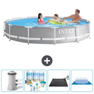 Intex Piscina Prism Frame Redonda - 366x76 Cm - 7-piezas S21066