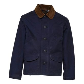 Filson Light Jackets, male, Blue, Size: XS Velvet-Collar Jacket