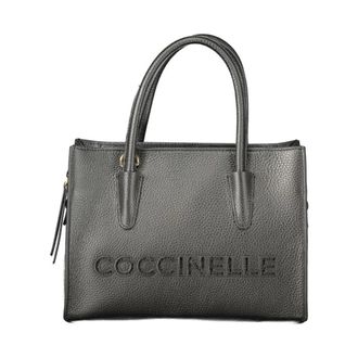 Coccinelle Leren Tote Tas - Dames - Tassen - Zwart - Maat: ONE Size Leer