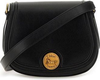 Chloé Saddle Bag Horse Medal Small-Donna