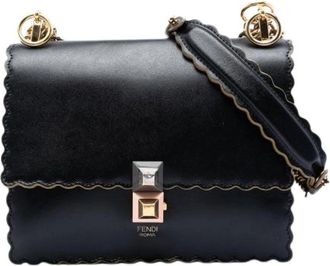 Fendi Pre-owned Kan I Schoudertas - Dames - Vintage Schoudertas - Zwart - ONE Size - Leer - Vintage