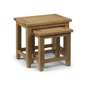 Netfurniture Pretoria Nest Of Tables in Light Oak