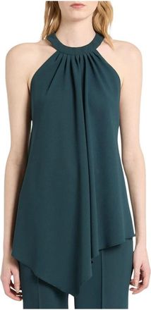 Marella Mltovest Top - Dames - Tops zonder mouwen - Blauw - M - Tops