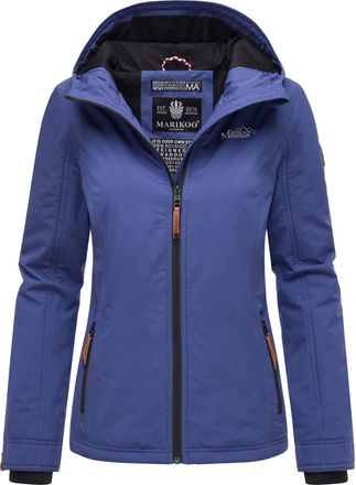 Marikoo dames overgangsjas lichtgewicht water- en windafstotend met capuchon blue violet