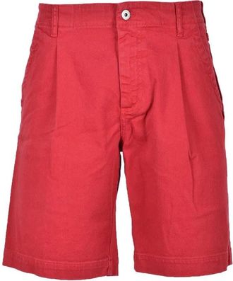 Dirk Bikkembergs Red Bermuda Shorts