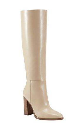 Marc Fisher Lannie Knee High Boot in Light Natural at Nordstrom, Size 6.5 Regular Calf