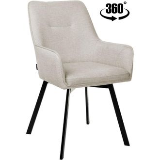 OEM Silla Giratoria Swen Tapizada En Tela Beige