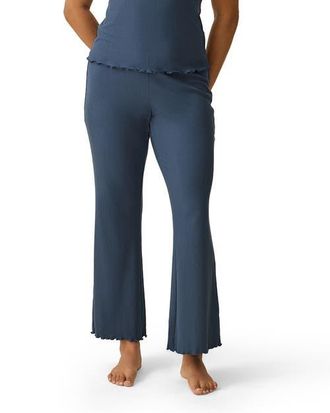 Kindred Bravely Ribbed Modal Lounge Pant in Light Navy at Nordstrom, Size X-Large 28